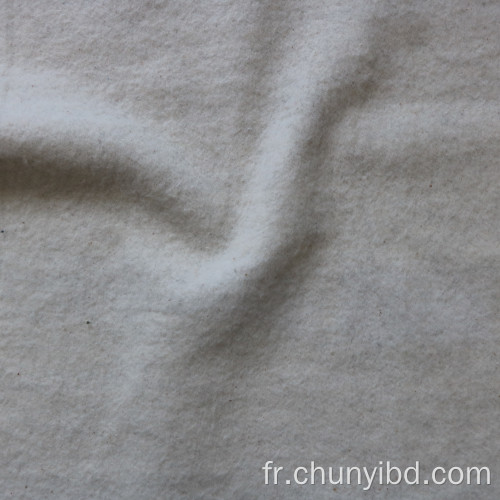 60/40 CVC French Terry Fleece tissu